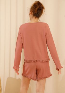 Φορμα Γυναικεια Με Σορτσακι Dark Pink Comfort