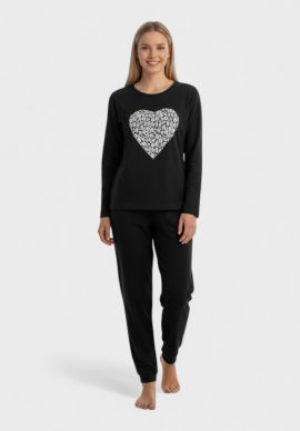 Γυναικεία Βαμβακερή Πιτζάμα Cherry Underwear Heartbeat Cozy