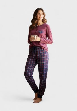 Πιτζάμα Γυναικεία Interlock Collection Autumn Heartbeat
