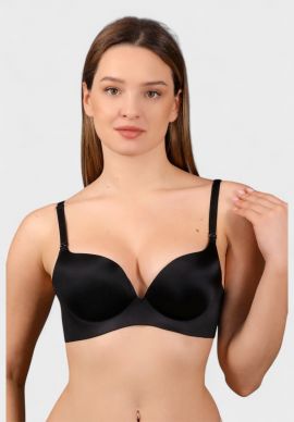 Γυναικείο Seamless Push-Up Σουτιέν New Bra με Αποσπώμενες Τιράντες – B Cup