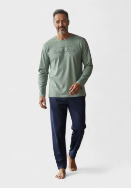 Ανδρική Βαμβακερή Πιτζάμα Interlock Collection Actually Perfect