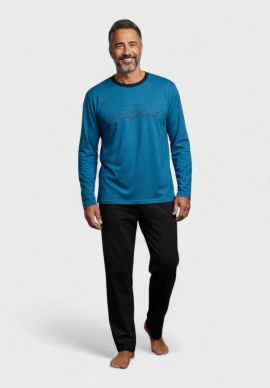 Ανδρική Βαμβακερή Πιτζάμα Interlock Collection Actually Perfect