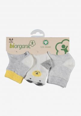 Καλτσακια Βρεφικα Biorganic Cotton Colors Pack