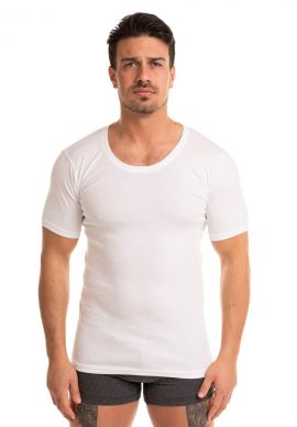 Φανέλα ανδρική ανοιχτή λαιμόκοψη Giorgio White