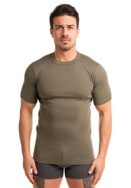 Φανέλα ανδρική κλειστή λαιμόκοψη Giorgio Olive Green