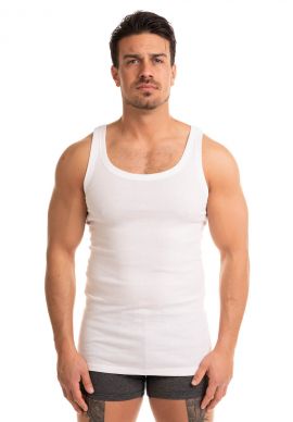 Φανέλα ανδρική τιράντα Giorgio White