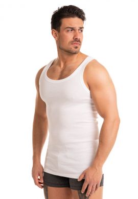 Φανέλα ανδρική τιράντα Giorgio White