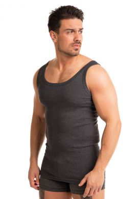 Φανέλα ανδρική τιράντα Giorgio Anthracite