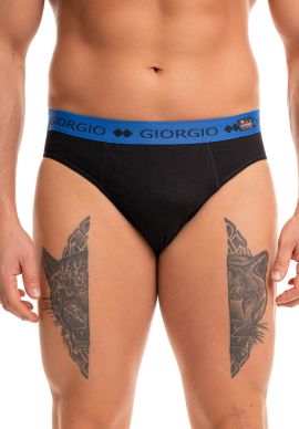 Σλιπ ανδρικό Giorgio Mini με εξωτερικό χρωματιστό λάστιχο