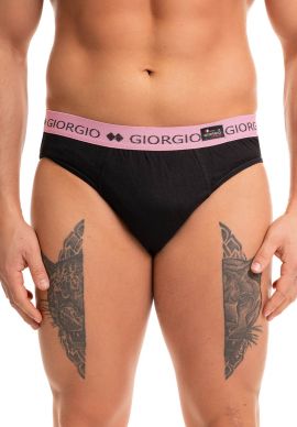 Σλιπ ανδρικό Giorgio Mini με εξωτερικό χρωματιστό λάστιχο