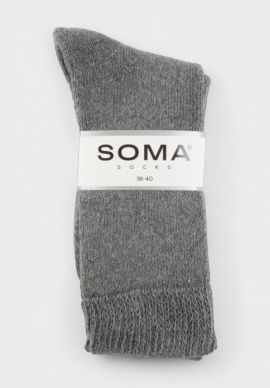 Γυναικείες Μάλλινες Κάλτσες Μεσαίου Πάχους Soma Wool Cozy Socks Σετ 12 Τεμαχίων