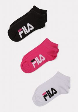 Κάλτσες Παιδικές FILA Μαύρο/Φούξια/Λευκό (3 Ζευγάρια)