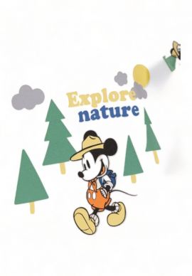 ΒΡΕΦΙΚΟ ΣΕΤΑΚΙ CIMPA ΜΕ ΜΑΚΡΥ ΜΑΝΙΚΙ DISNEY MICKEY TRAVEL ΕΚΡΟΥ