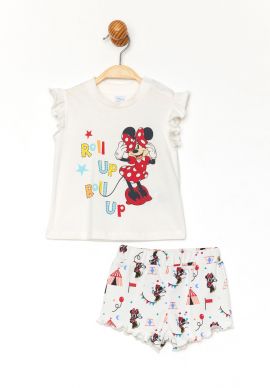 Disney Σετ Μπλουζα Με Σορτσακι Minnie Mouse Roll Up
