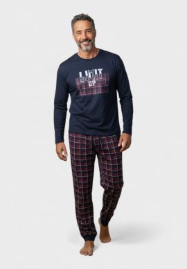 Ανδρική Βαμβακερή Πιτζάμα Interlock Collection