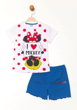 Πιτζαμα Παιδικη Minnie Loves Mickey