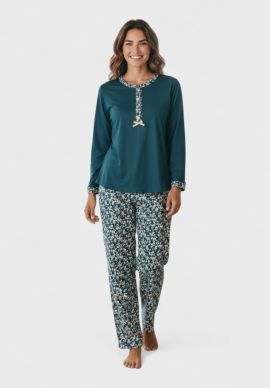 Γυναικεία Πιτζάμα Βαμβακερή Collection Floral