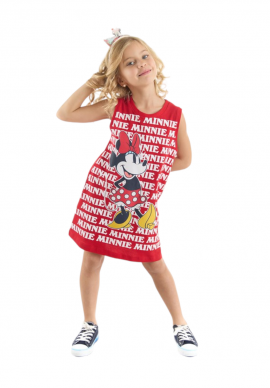 Disney φόρεμα πικέ αμάνικο Minnie Mouse