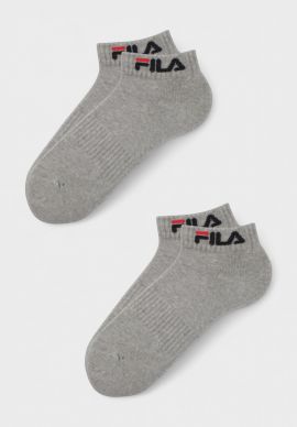 Fila Quarter Plain Half Terryprewsd Unisex Socks 2 Pack