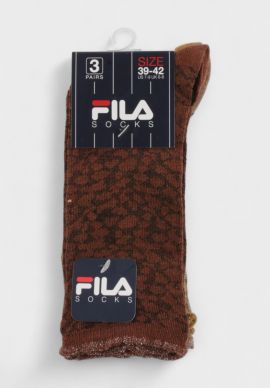 Γυναικείες Κάλτσες Fila σε Πακέτο 3 Ζευγάρια με Μοντέρνο Μοτίβο