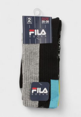 Fila Παιδικές Αθλητικές Κάλτσες με Αντιολισθητικά Ταπάκια (2 Ζευγάρια) F8943