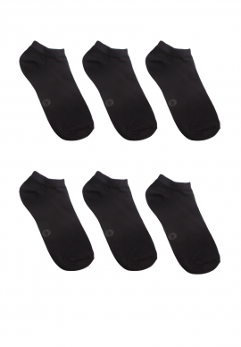 Σοσονι Unisex Βαμβακερό Dimi Socks 6Pack Μαύρο