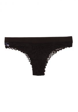 Brazil Berrak βαμβακερό με δαντέλα Black Passion 