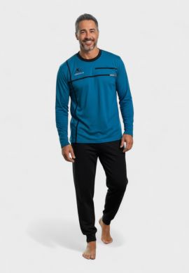 Ανδρική Βαμβακερή Πιτζάμα Interlock Collection Nightline