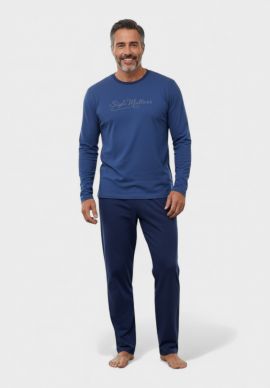 Ανδρική Βαμβακερή Πιτζάμα Interlock Collection Style Matters