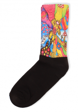 Γυναικείες κάλτσες με σχέδιο Trendy Colorful Space
