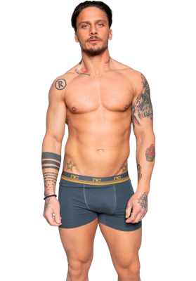 Boxer Ανδρικο Με Χρυσες Λεπτομερειες Nina Club