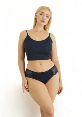 Slip Brazil Ψηλομεσο Sexen Με Δαντελα Ruth