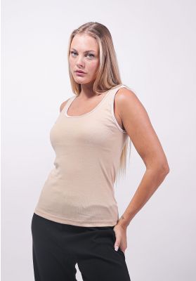 Φανελακι Γυναικειο Φαρδια Τιραντα Με Σατεν Ρελι