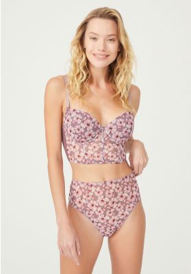 Σετ Εσωρουχων Corset Με Ψηλομεσο Brazil Carmen