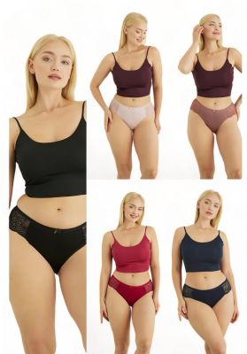 Slip Brazil Ψηλομεσο Sexen Με Δαντελα Ruth