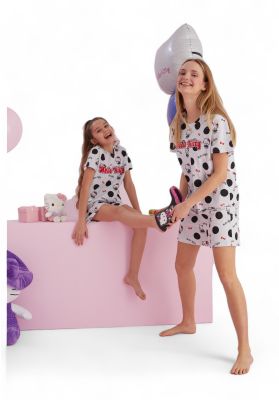 Πιτζάμα γυναικεία με σορτσάκι Hello Kitty Joy