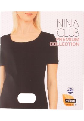 Φανελακι Γυναικειο Nina Club Με Κοντό Μανίκι MicroModal