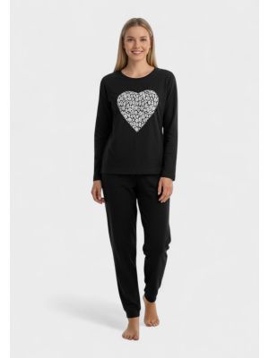 Γυναικεία Βαμβακερή Πιτζάμα Cherry Underwear Heartbeat Cozy