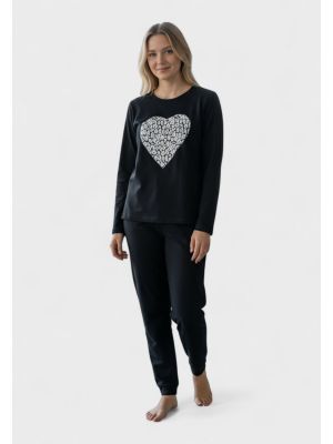 Γυναικεία Βαμβακερή Πιτζάμα Cherry Underwear Heartbeat Cozy