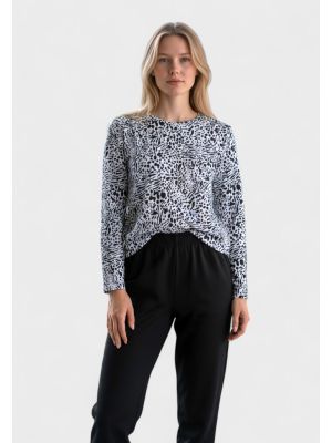 Γυναικεία Βαμβακερή Πιτζάμα Cherry Underwear Wild Spirit Light Blue