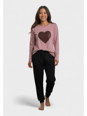 Γυναικεία Βαμβακερή Πιτζάμα Cherry Underwear Heart