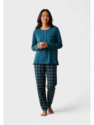 Πιτζάμα Γυναικεία Interlock Collection Autumn Heartbeat