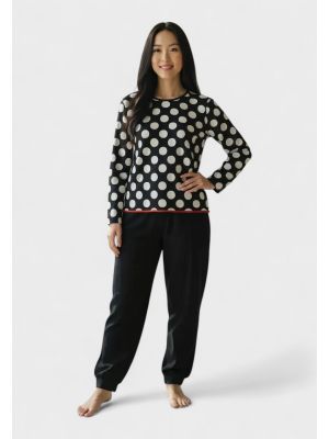 Γυναικεία Βαμβακερή Πιτζάμα Cherry Underwear Polka Night